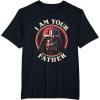 imageStar Wars Fathers Day I Am Your Father Vader Vintage TShirtBlack