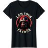 imageStar Wars Fathers Day I Am Your Father Vader Vintage TShirtBlack