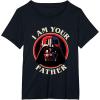 imageStar Wars Fathers Day I Am Your Father Vader Vintage TShirtBlack