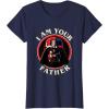 imageStar Wars Fathers Day I Am Your Father Vader Vintage TShirtNavy Blue