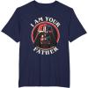 imageStar Wars Fathers Day I Am Your Father Vader Vintage TShirtNavy Blue