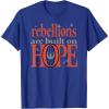 imageStar Wars Andor Rebellions Are Built On Hope Vintage Logo TShirtRoyal Blue