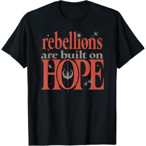 imageStar Wars Andor Rebellions Are Built On Hope Vintage Logo TShirtBlack