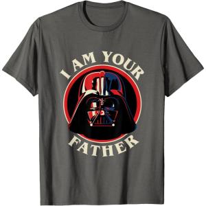 imageStar Wars Fathers Day I Am Your Father Vader Vintage TShirtAsphalt Grey