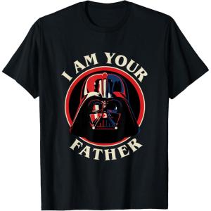 imageStar Wars Fathers Day I Am Your Father Vader Vintage TShirtBlack