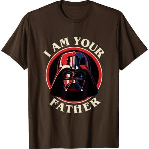 imageStar Wars Fathers Day I Am Your Father Vader Vintage TShirtBrown