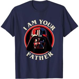 imageStar Wars Fathers Day I Am Your Father Vader Vintage TShirtNavy Blue
