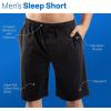 imageBioworld The Mandalorian Mythosaur Skull Mens Black Sleep Pajama ShortsBlack