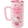 imageSilver Buffalo Star Wars Featuring Luke Skywalker Princess Leia Hans Solo Chewbacca Yoda R2D2 and C3PO Double Wall Stainless Steel Travel Mug With Handle 15 OuncesHello Kitty Strawberry Milk 15 Ounces
