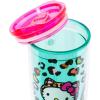 imageSilver Buffalo Star Wars Featuring Luke Skywalker Princess Leia Hans Solo Chewbacca Yoda R2D2 and C3PO Double Wall Stainless Steel Travel Mug With Handle 15 OuncesHello Kitty Jungle Leopard