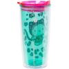 imageSilver Buffalo Star Wars Featuring Luke Skywalker Princess Leia Hans Solo Chewbacca Yoda R2D2 and C3PO Double Wall Stainless Steel Travel Mug With Handle 15 OuncesHello Kitty Jungle Leopard