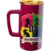 imageSilver Buffalo Star Wars Featuring Luke Skywalker Princess Leia Hans Solo Chewbacca Yoda R2D2 and C3PO Double Wall Stainless Steel Travel Mug With Handle 15 OuncesHarry Potter Back to Hogwarts