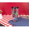 imageSilver Buffalo Star Wars Featuring Luke Skywalker Princess Leia Hans Solo Chewbacca Yoda R2D2 and C3PO Double Wall Stainless Steel Travel Mug With Handle 15 OuncesRetro Marvel Comics Avengers