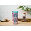 imageSilver Buffalo Star Wars Featuring Luke Skywalker Princess Leia Hans Solo Chewbacca Yoda R2D2 and C3PO Double Wall Stainless Steel Travel Mug With Handle 15 OuncesGolden Girls Character Grid