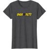 imageStar Wars  Bob Fett Logo TShirtDark Heather Grey