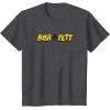 imageStar Wars  Bob Fett Logo TShirtDark Heather Grey