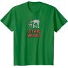imageStar Wars  Holiday ATAT Scribbles TShirtKelly Green