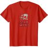 imageStar Wars  Holiday ATAT Scribbles TShirtRed