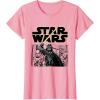 imageStar Wars Classic Darth Vader Empire Attack Panel TShirtPink