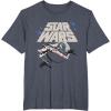 imageStar Wars Classic Death Star XWing Approach TShirtHeather Blue