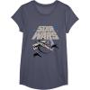 imageStar Wars Classic Death Star XWing Approach TShirtHeather Blue