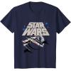 imageStar Wars Classic Death Star XWing Approach TShirtNavy Blue