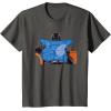 imageStar Wars Darth Vader Casually Reading Death Star Blueprints TShirtAsphalt Grey