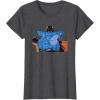 imageStar Wars Darth Vader Casually Reading Death Star Blueprints TShirtDark Heather Grey