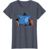 imageStar Wars Darth Vader Casually Reading Death Star Blueprints TShirtHeather Blue