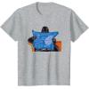 imageStar Wars Darth Vader Casually Reading Death Star Blueprints TShirtHeather Grey
