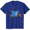 imageStar Wars Darth Vader Casually Reading Death Star Blueprints TShirtRoyal Blue