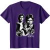 imageStar Wars Han Solo I Know Black ampamp White Portrait TShirtPurple