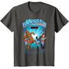 imageStar Wars Kessel Run 11 59 Parsecs Chewbacca ampamp Han Solo TShirtAsphalt Grey