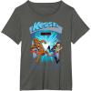 imageStar Wars Kessel Run 11 59 Parsecs Chewbacca ampamp Han Solo TShirtAsphalt Grey