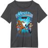 imageStar Wars Kessel Run 11 59 Parsecs Chewbacca ampamp Han Solo TShirtDark Heather Grey