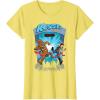 imageStar Wars Kessel Run 11 59 Parsecs Chewbacca ampamp Han Solo TShirtLemon Yellow
