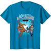imageStar Wars Kessel Run 11 59 Parsecs Chewbacca ampamp Han Solo TShirtSapphire Blue