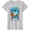 imageStar Wars Kessel Run 11 59 Parsecs Chewbacca ampamp Han Solo TShirtSilver Grey