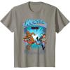 imageStar Wars Kessel Run 11 59 Parsecs Chewbacca ampamp Han Solo TShirtSlate Grey