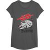 imageStar Wars Millennium Falcon May The Force Be With You TShirtAsphalt Grey