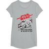 imageStar Wars Millennium Falcon May The Force Be With You TShirtHeather Grey