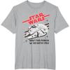 imageStar Wars Millennium Falcon May The Force Be With You TShirtHeather Grey