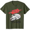 imageStar Wars Millennium Falcon May The Force Be With You TShirtOlive Green