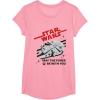 imageStar Wars Millennium Falcon May The Force Be With You TShirtPink