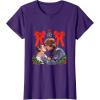 imageStar Wars Princess Leia Han Solo Mistletoe Kiss Holiday TShirtPurple