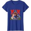 imageStar Wars Princess Leia Han Solo Mistletoe Kiss Holiday TShirtRoyal Blue