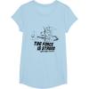 imageStar Wars The Mandalorian The Force Is Strong With This One TShirtBaby Blue