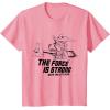 imageStar Wars The Mandalorian The Force Is Strong With This One TShirtPink