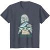 imageStar Wars The Mandalorian and Grogu This is the Way Cute TShirtHeather Blue