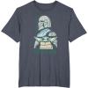 imageStar Wars The Mandalorian and Grogu This is the Way Cute TShirtHeather Blue